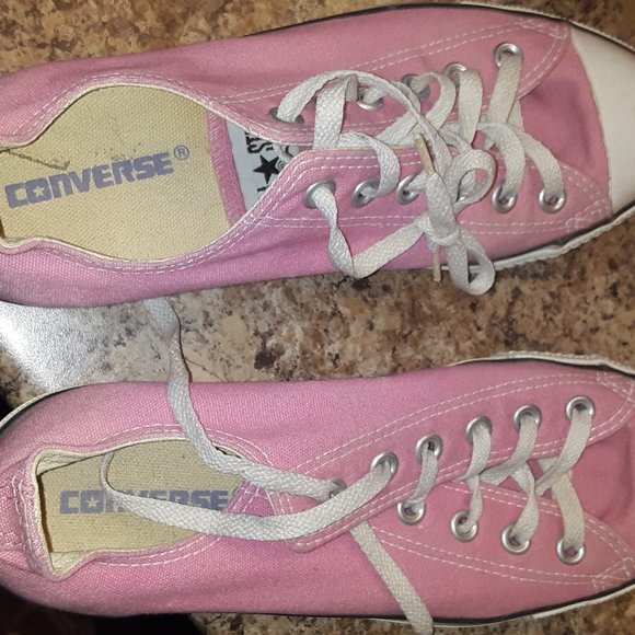 Pink All Star Converse Sz Mens 7.5 Womens 9 - Picture 3 of 7